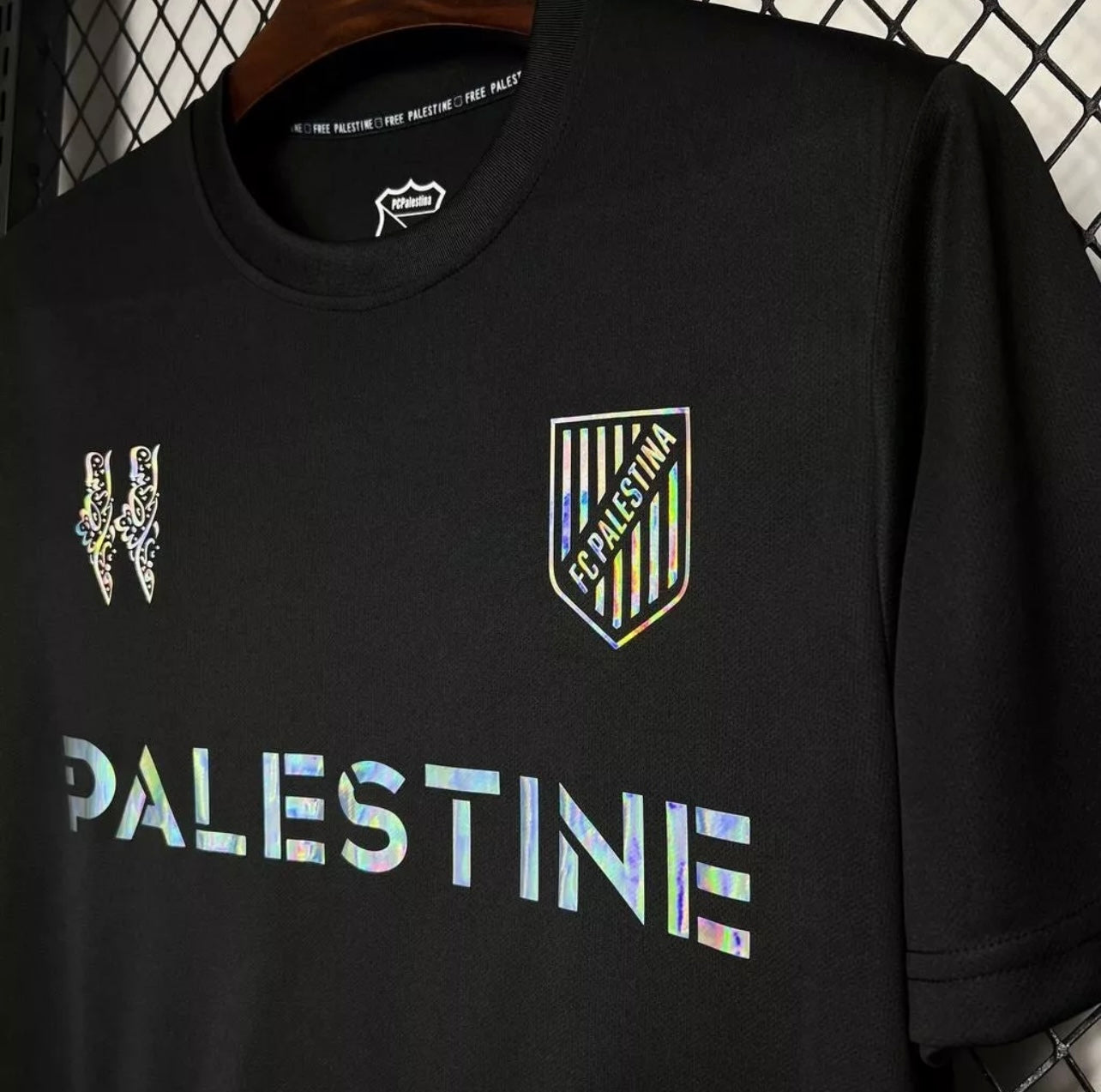 Palästina Trikot Schwarz 2024-2025