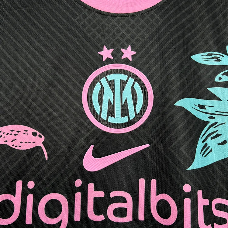Inter Mailand Schlangenhaut Sondertrikot 2024-2025 - Schwarz