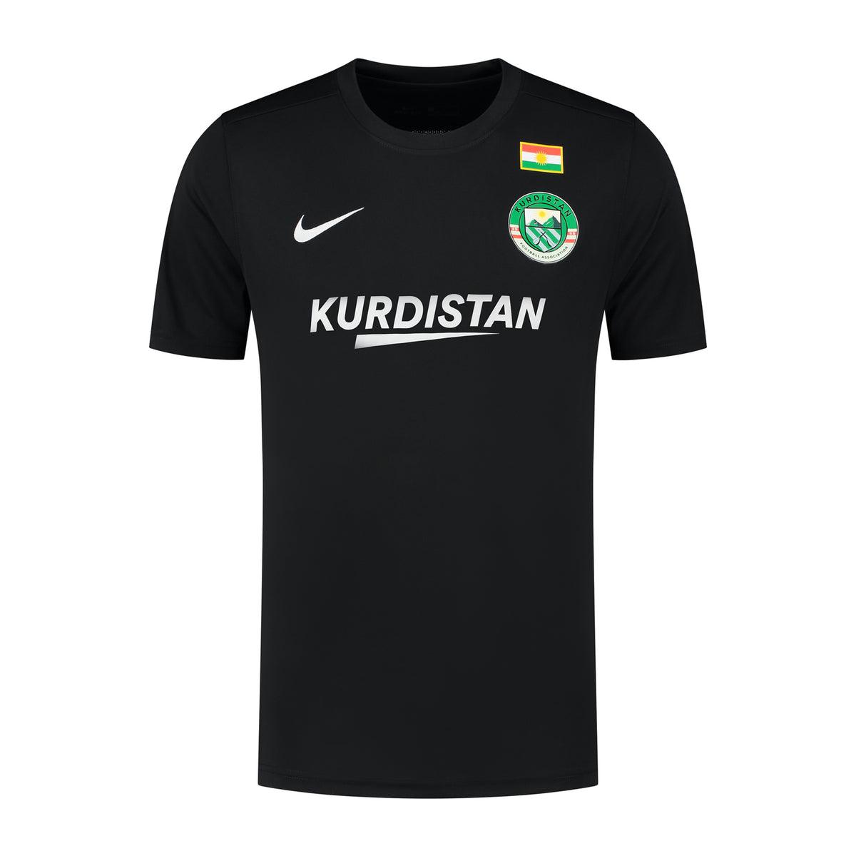 Kurdistan Trikot – Schwarz mit Flagge & Wappen