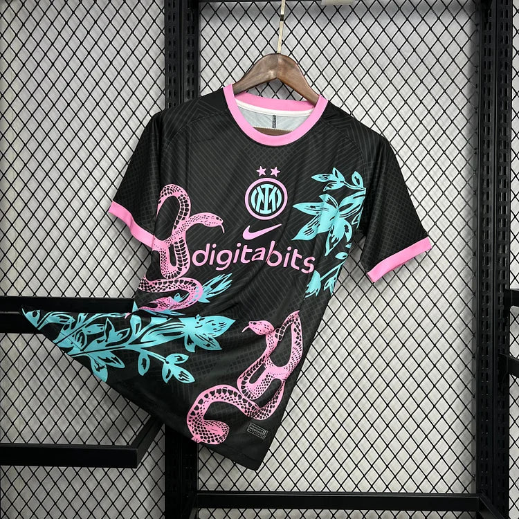 Inter Mailand Schlangenhaut Sondertrikot 2024-2025 - Schwarz