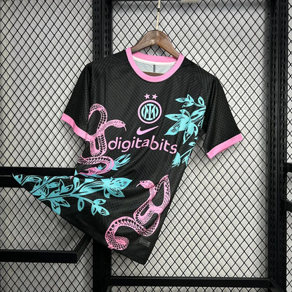Inter Mailand Schlangenhaut Sondertrikot 2024-2025 - Schwarz