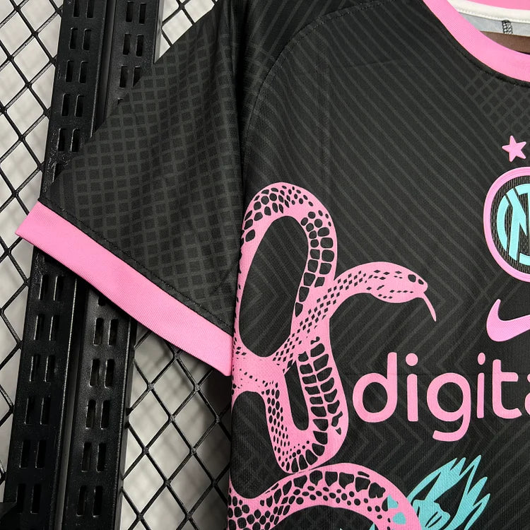 Inter Mailand Schlangenhaut Sondertrikot 2024-2025 - Schwarz