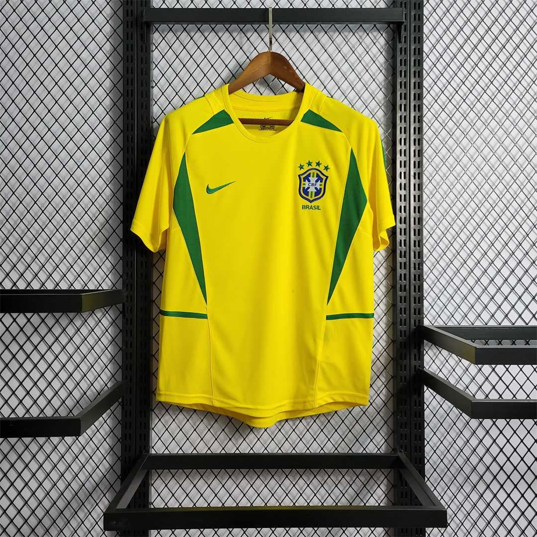 2002 Retro Brazil Trikot Home