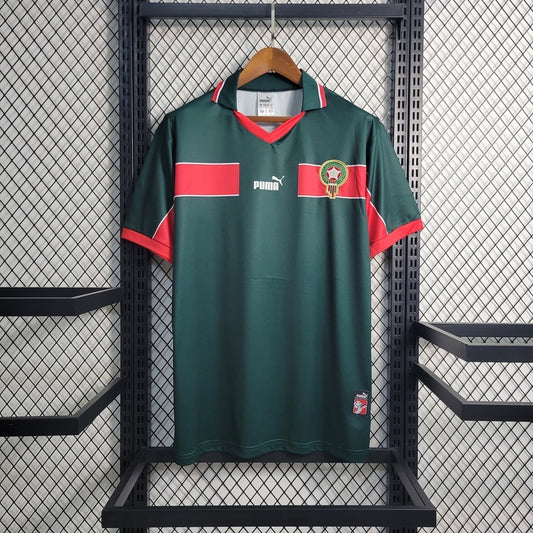 Marokko 1998 ~ Retro Lokales Grünes T-Shirt