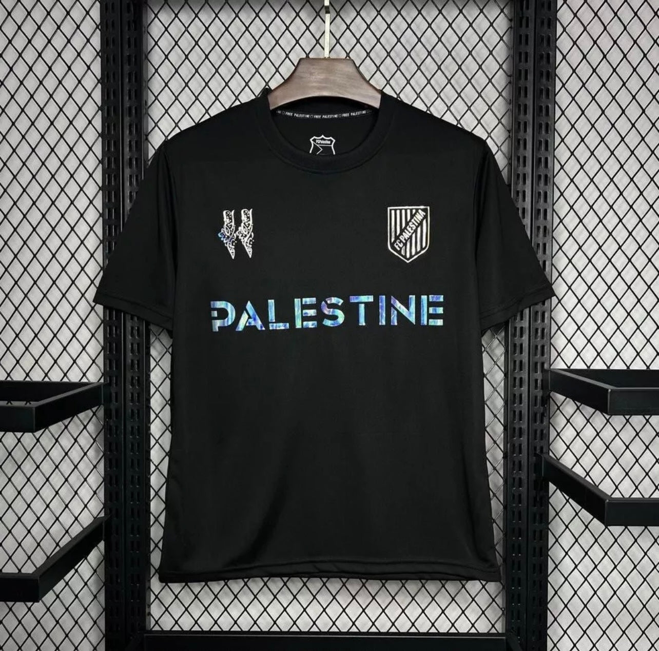 Palästina Trikot Schwarz 2024-2025